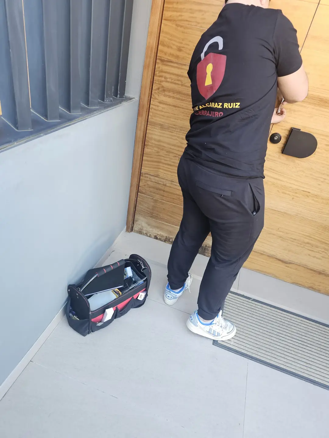 Cambio de cerradura de seguridad